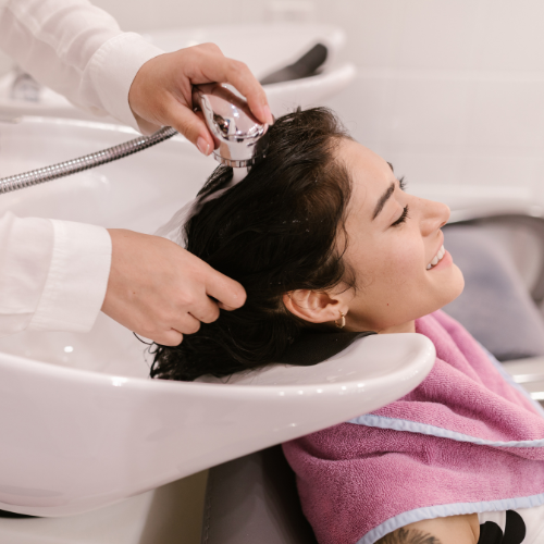 Root Touch Up with Hair Wash