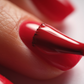 Acrylic overlays with Gelish nail paint