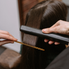 Straightening with iron