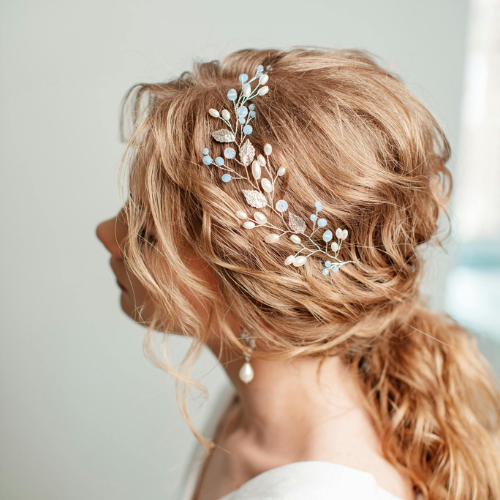 Party hair styling
